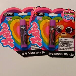 Set of 2 Moodies color lip balm